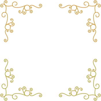 decorative frames and corner decorations for writing and photos vector