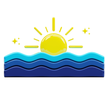 Sunrise 3D Illustration png