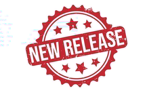 New Release Rubber Stamp Seal Vector