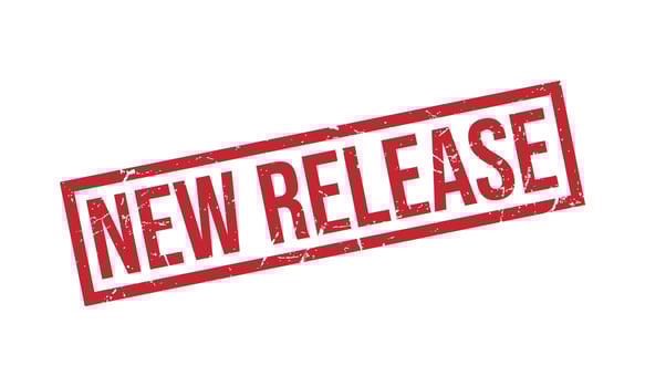 New Release Rubber Stamp Seal Vector