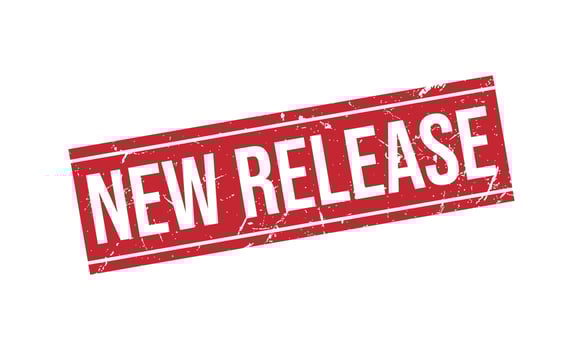 New Release Rubber Stamp Seal Vector