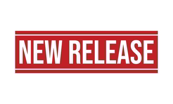 New Release Rubber Stamp Seal Vector