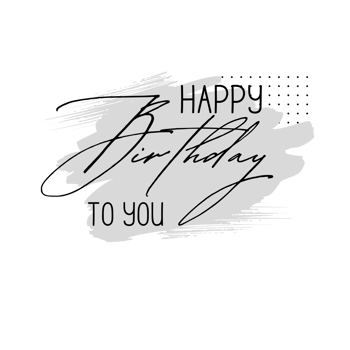 Happy birthday to you png transparent background. Happy birthday text.