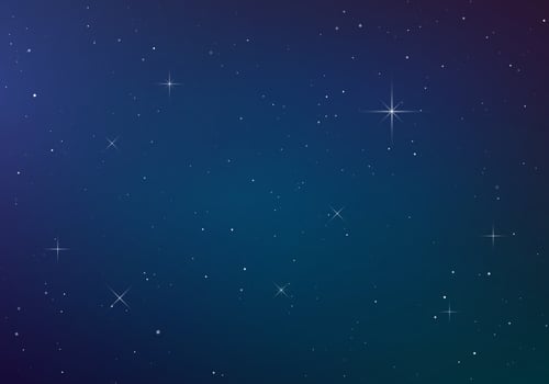 Starry sky color background. Dark night sky. Infinity space with shiny stars. Vector illustration