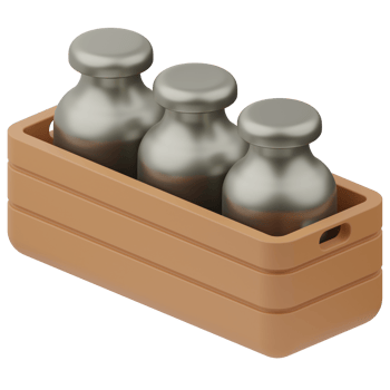 Milk Bottle Agriculture 3D Illustration png