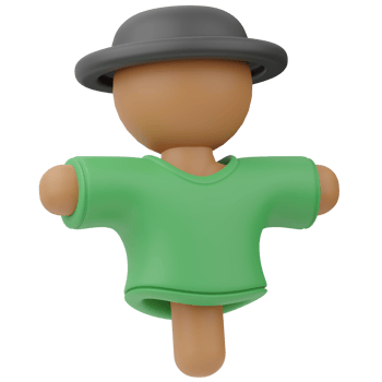 Scarecrow Agriculture 3D Illustration png