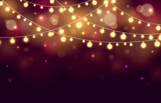 Amazing Fairy Light Background vector