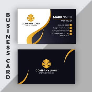 Professional Corporate Business card design vector