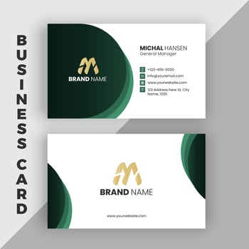 Professional Corporate Business card design vector