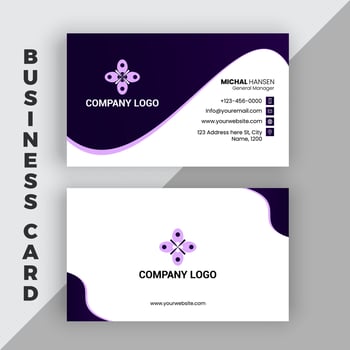 Professional Corporate Business card design vector