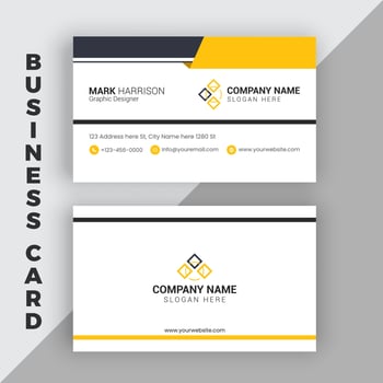 Professional Corporate Business card design vector