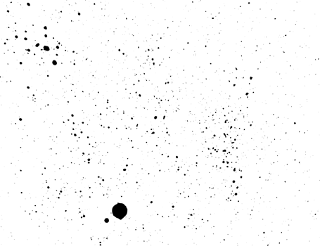 Grunge dots and points texture background. Abstract grainy overlay. PNG graphic illustration with transparent background.