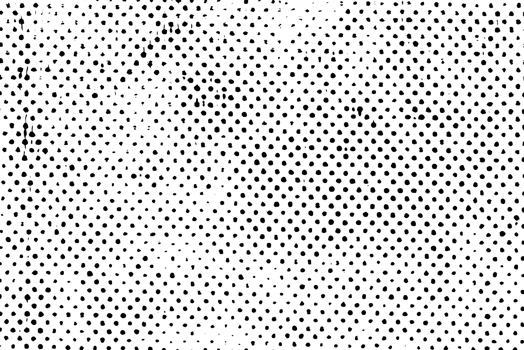 Grunge dots and points texture background. Abstract grainy overlay. PNG graphic illustration with transparent background.