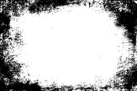 Grunge border texture background. Abstract frame overlay. PNG graphic illustration with transparent background.