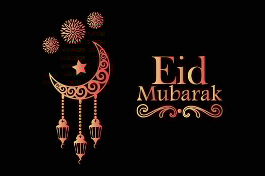 Eid Mubarak festival background in luxury style. Islamic arabesque style mandala pattern background. Vector illustration.