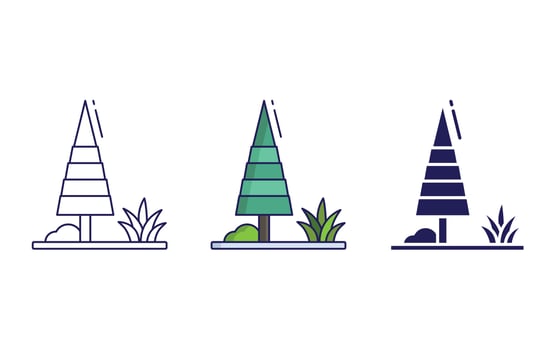 Trees vector icon