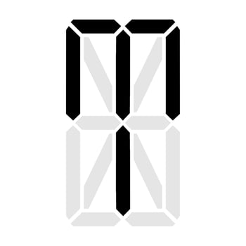 Simple illustration of digital letter or symbol Electronic figure of letter T vector