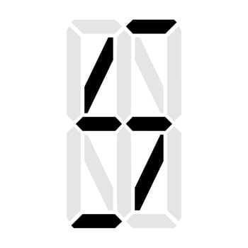 Simple illustration of digital letter or symbol Electronic figure of letter S vector