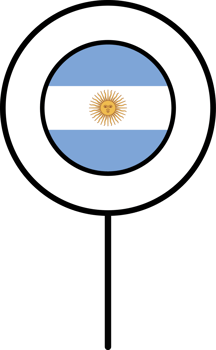 Argentina flag circle pin icon. png