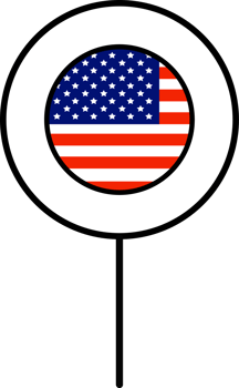 USA flag circle pin icon. png