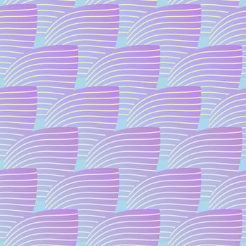 The geometric pattern with wavy lines. Seamless vector background. Repeating tile texture of this line on oval shape with gradient effect.