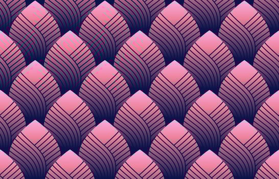 The geometric pattern with wavy lines. Seamless vector background. Repeating tile texture of this line on oval shape with gradient effect.