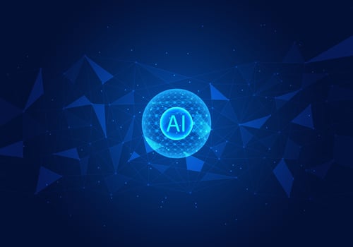 Artificial intelligence technology is a technology invented by humans to help work, helping businesses grow more than their competitors and ai can also learn and develop by itself, reducing costs vector