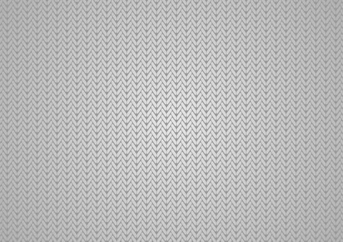Grey abstract knitted texture background vector