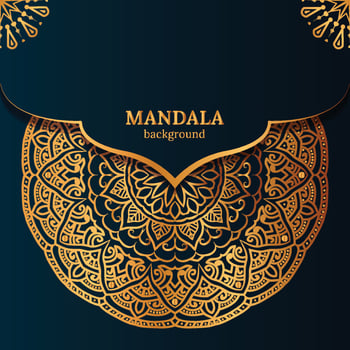 Luxury mandala background with golden arabesque pattern arabic islamic east style.decorative mandala for print, poster, cover, brochure, flyer, banner vector