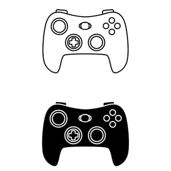 Video Game Controller icon vector. joystick illustration sign. manual control symbol or logo. vector