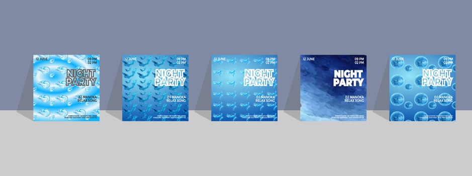 creative marketing agency corporate business square social media post banner vector