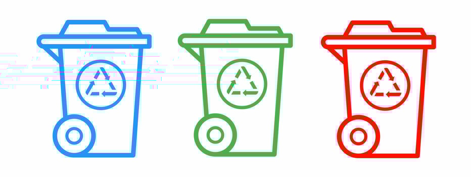 Trash icon vector illustration. Stock vector.