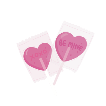cute heart candy png