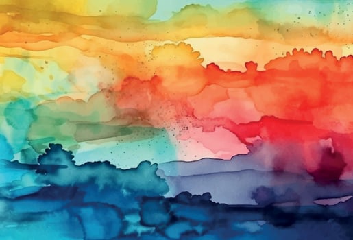 Abstract watercolor colorful background vector