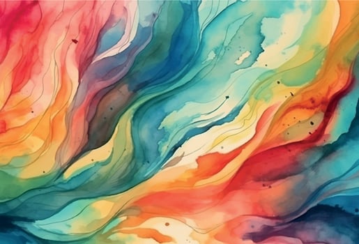 Abstract watercolor colorful background vector