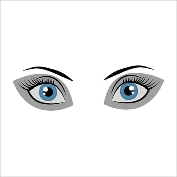 Nice Woman Eye Vector