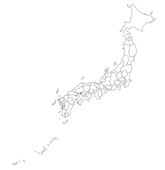 Map of Japan png