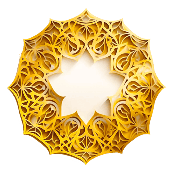 Islamic decoration transparent png