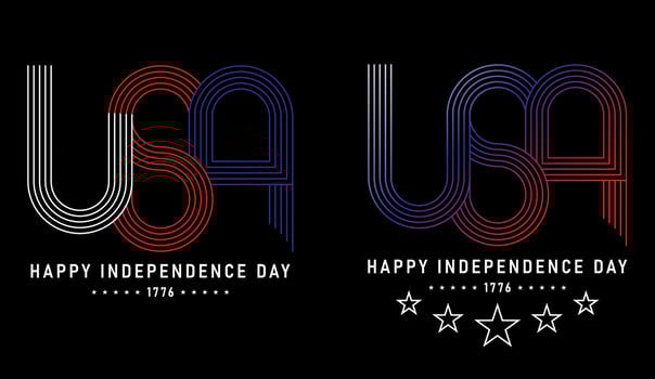 USA- Happy Independence Day, 4th of July, USA t-shirt design vector
