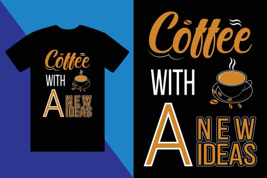 custom typography, t-shirt or coffee mug design vector