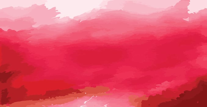 Abstract watercolor background red and white paper texture, colorful watercolor grunge - Vector