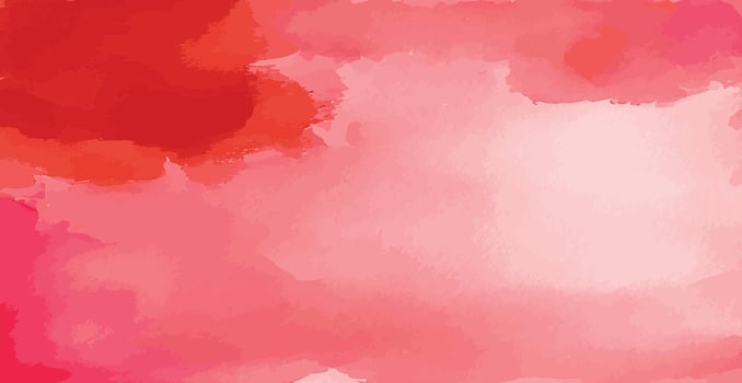 Abstract watercolor background red and white paper texture, colorful watercolor grunge - Vector