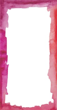 Abstract simple frame or border art background. Organic shapes, Watercolor. Background for banner, poster. vector