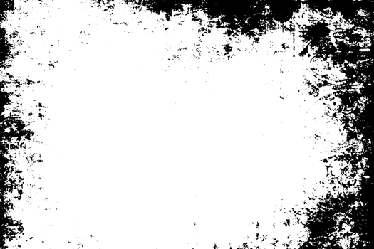 Grunge border texture background. Abstract frame overlay. PNG graphic illustration with transparent background.