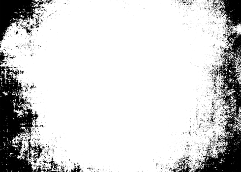 Grunge border texture background. Abstract frame overlay. PNG graphic illustration with transparent background.