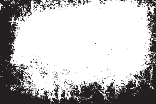 Grunge border texture background. Abstract frame overlay. PNG graphic illustration with transparent background.