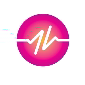 Sound waves logo vector illustration