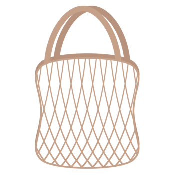 Net Bag Organic Mesh Cotton Rope Environmental Protection Eco-Friendly Reusable Eco Shopping Tote Bags png