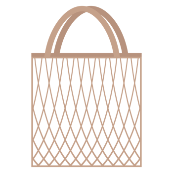 Net Bag Organic Mesh Cotton Rope Environmental Protection Eco-Friendly Reusable Eco Shopping Tote Bags png