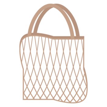 Net Bag Organic Mesh Cotton Rope Environmental Protection Eco-Friendly Reusable Eco Shopping Tote Bags png